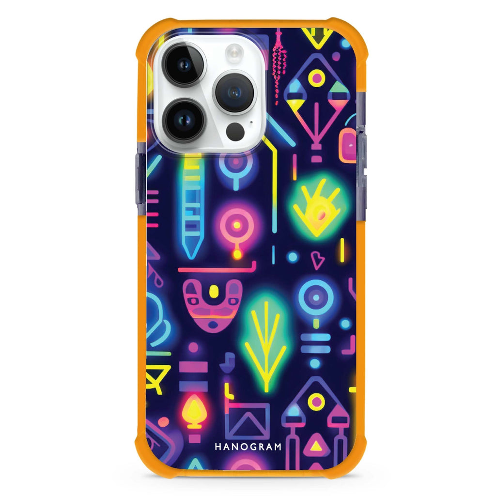 Neon Sparkle MagSafe Compatible Ultra Shockproof Case