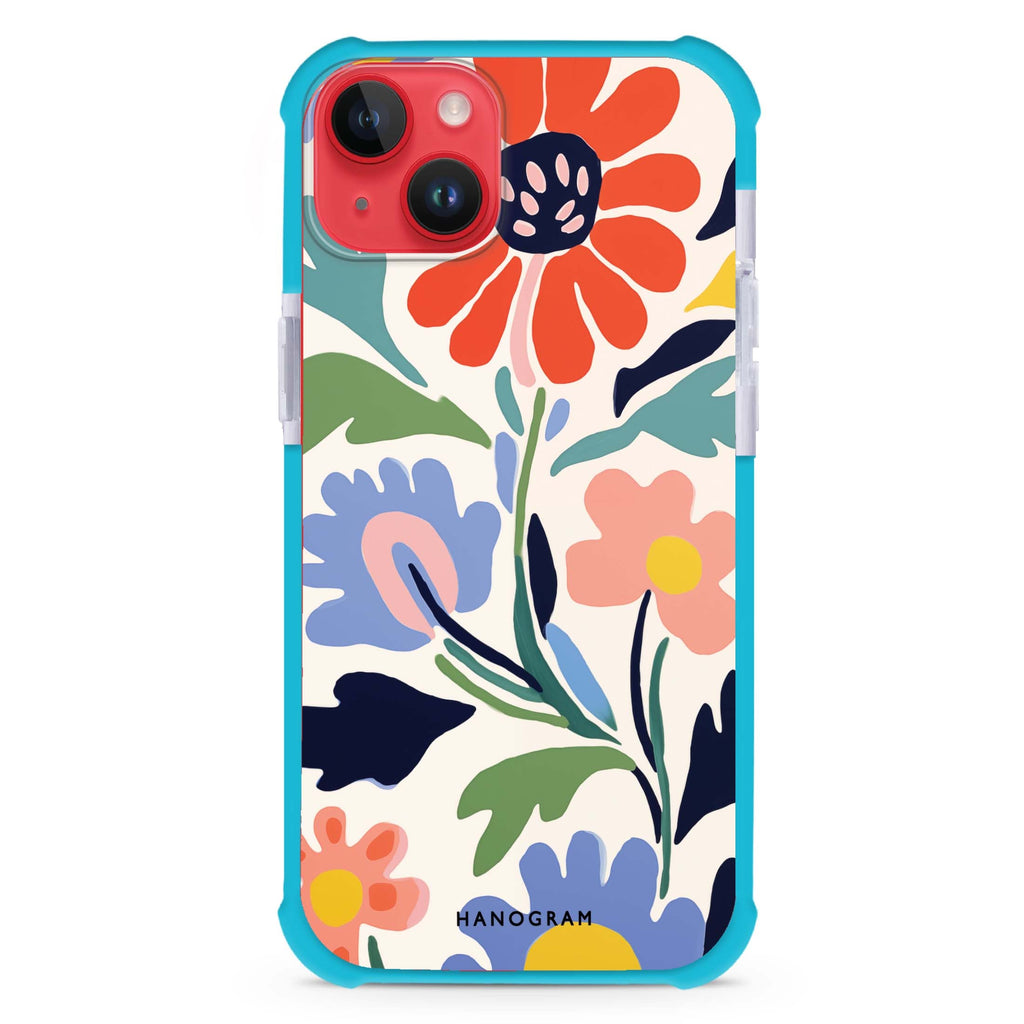Brushed Blossoms iPhone 15 Plus Ultra Shockproof Case