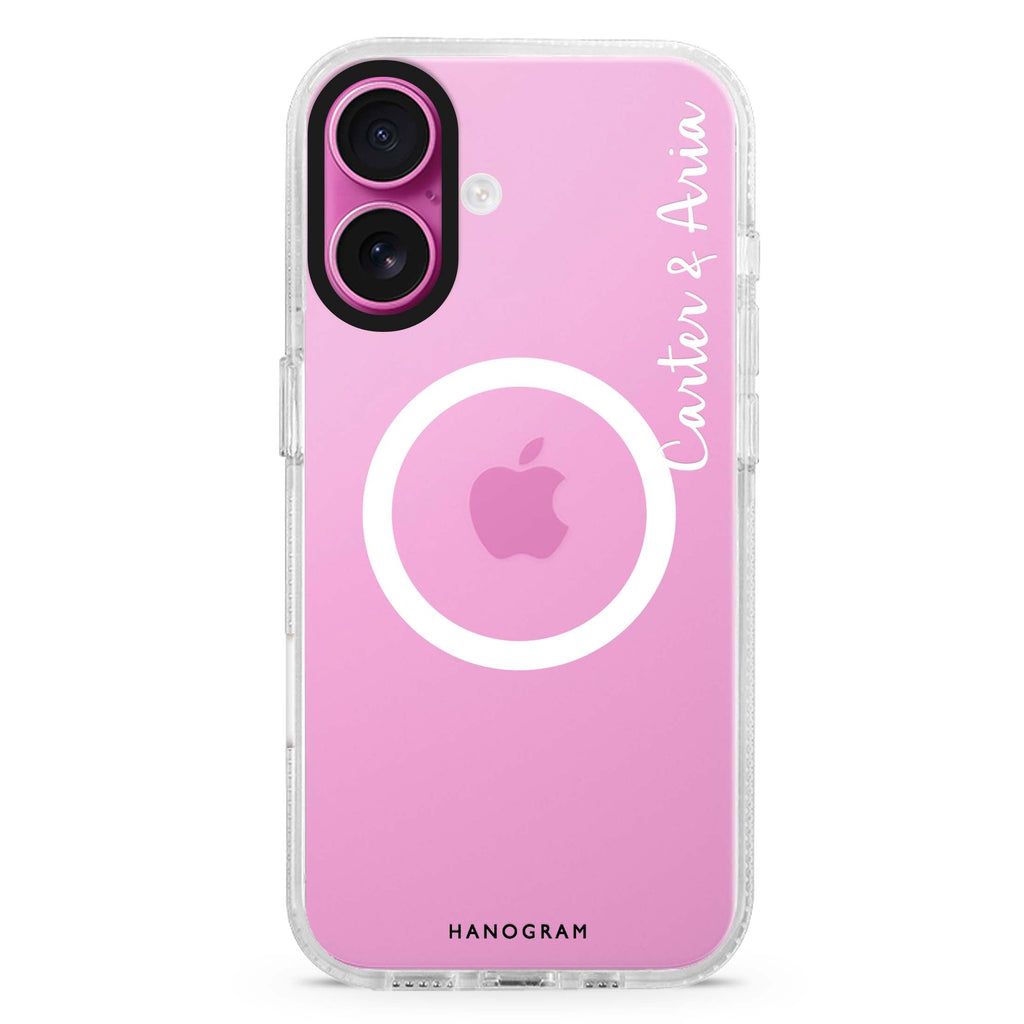 Me & You II MagSafe Compatible iPhone 16 Ultra Clear Case - Personalized and Stylish Protection