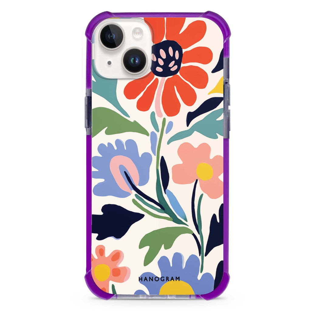 Brushed Blossoms iPhone 14 Plus Ultra Shockproof Case