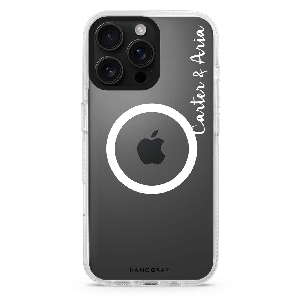 Ballet Girl MagSafe Compatible iPhone 16 Pro Ultra Clear Case - Personalized and Stylish Protection