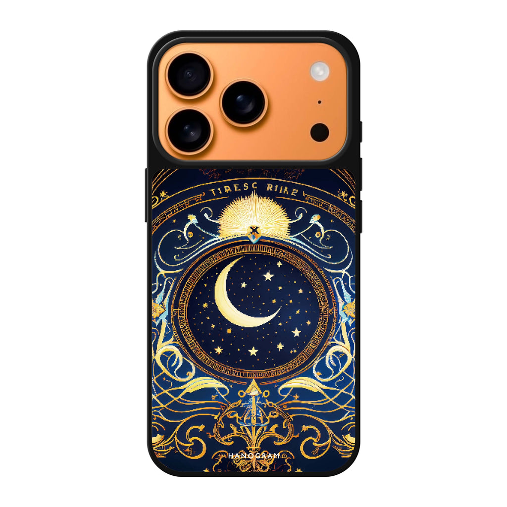 Magic Moon moon celestial whimsical iPhone 17 Pro Max mirror case