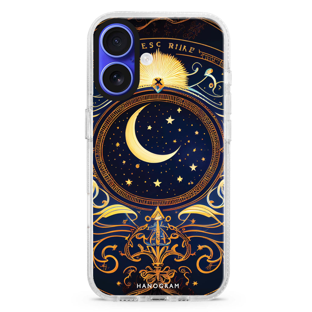 Magic Moon MagSafe Compatible iPhone 16 Ultra Clear Case - Personalized and Stylish Protection