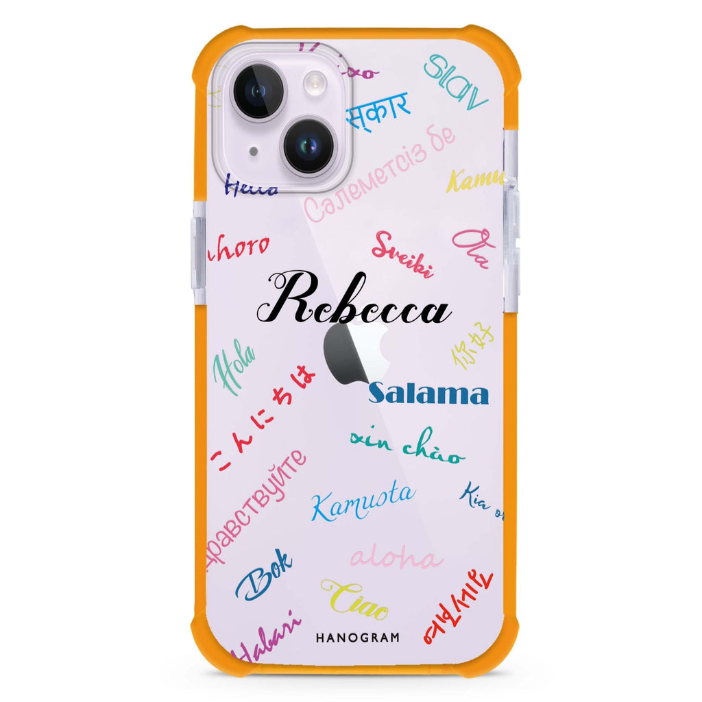 Hello Wrold iPhone 15 Plus Ultra Shockproof Case