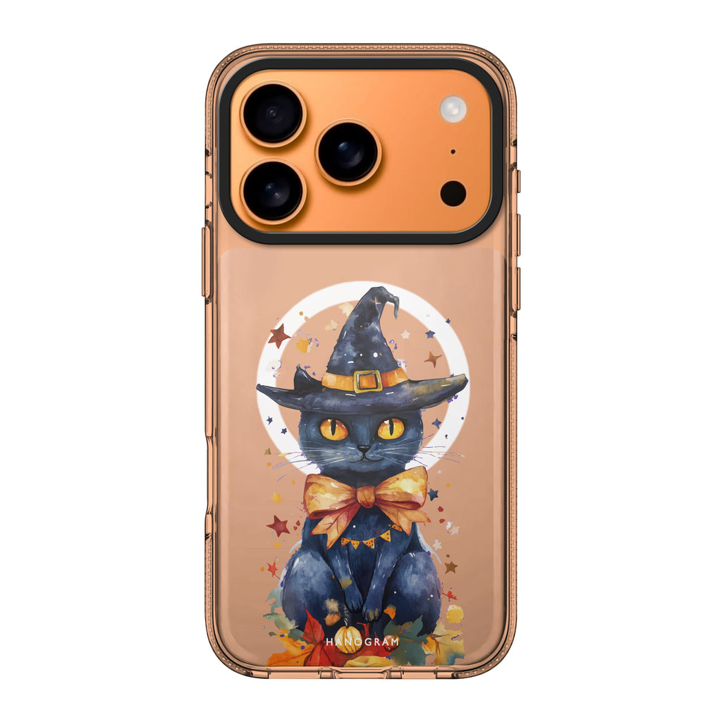 Midnight Kitty Charms cat animal Halloween cute iPhone 17 Pro Max ultra clear case