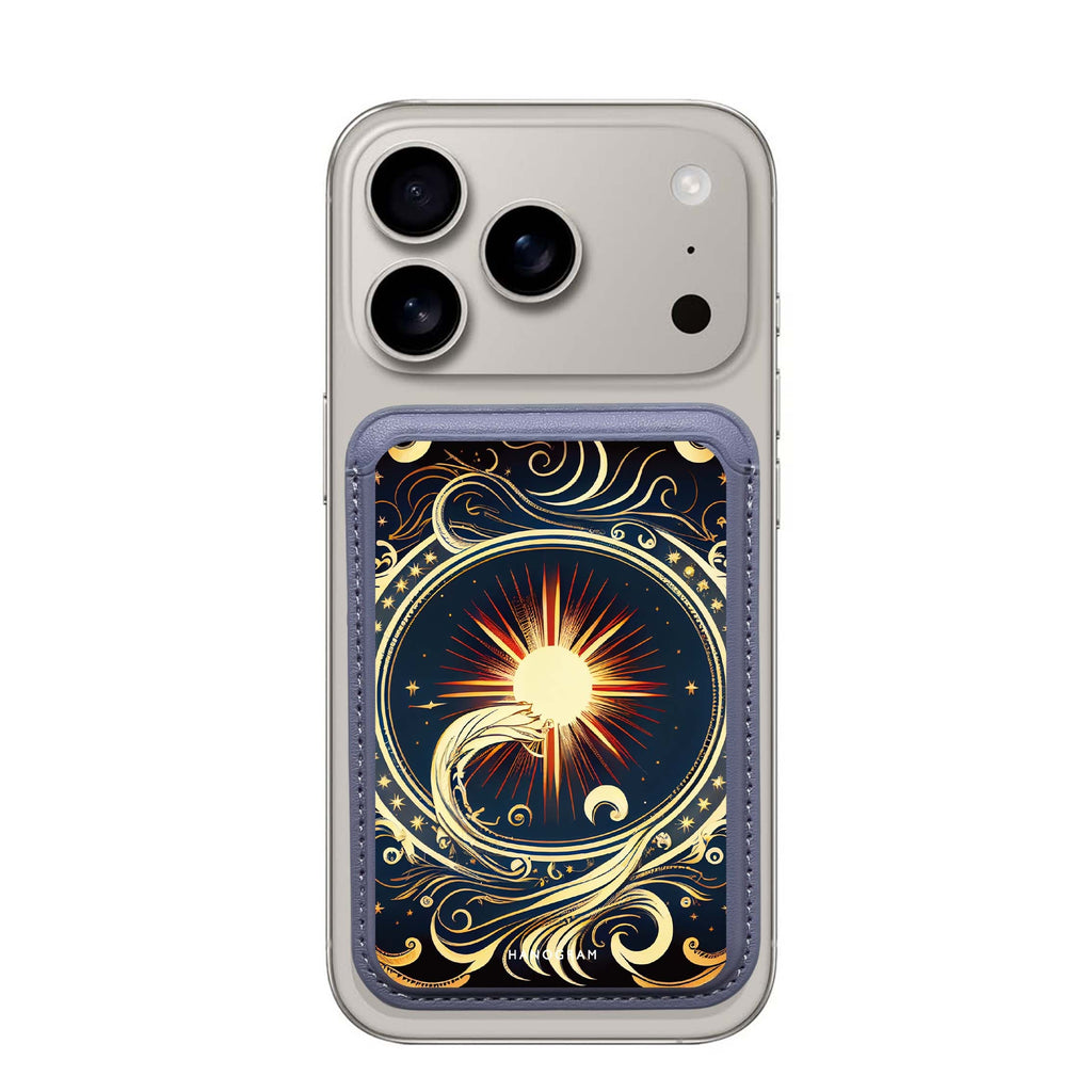 Magic Sun MagSafe wallet for iPhone, slim magnetic card holder, main view