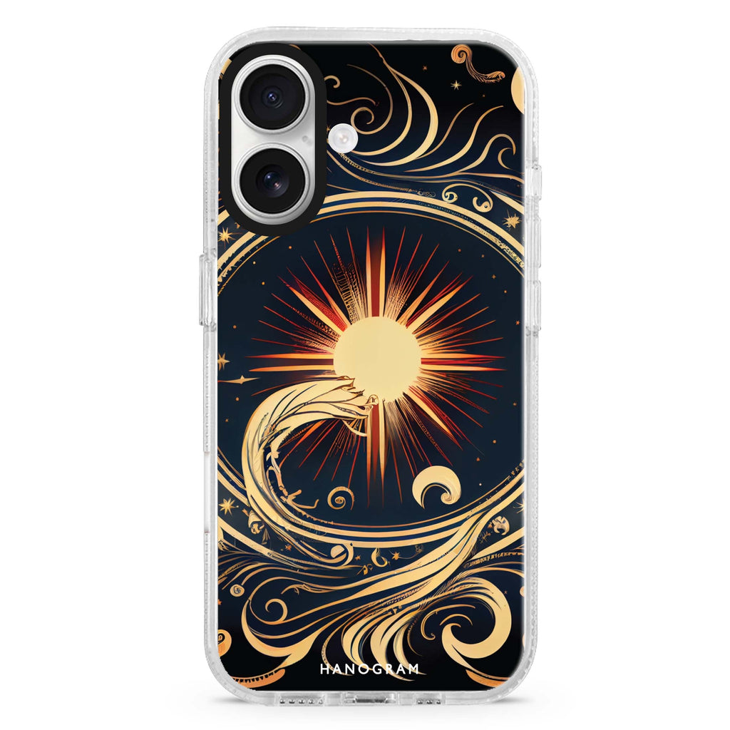Magic Sun MagSafe Compatible iPhone 16 Ultra Clear Case - Personalized and Stylish Protection