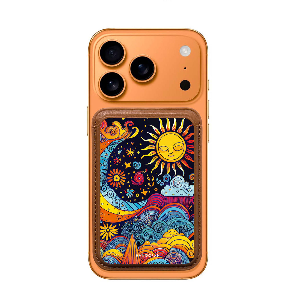 Sun Art MagSafe wallet for iPhone, slim magnetic card holder, main view