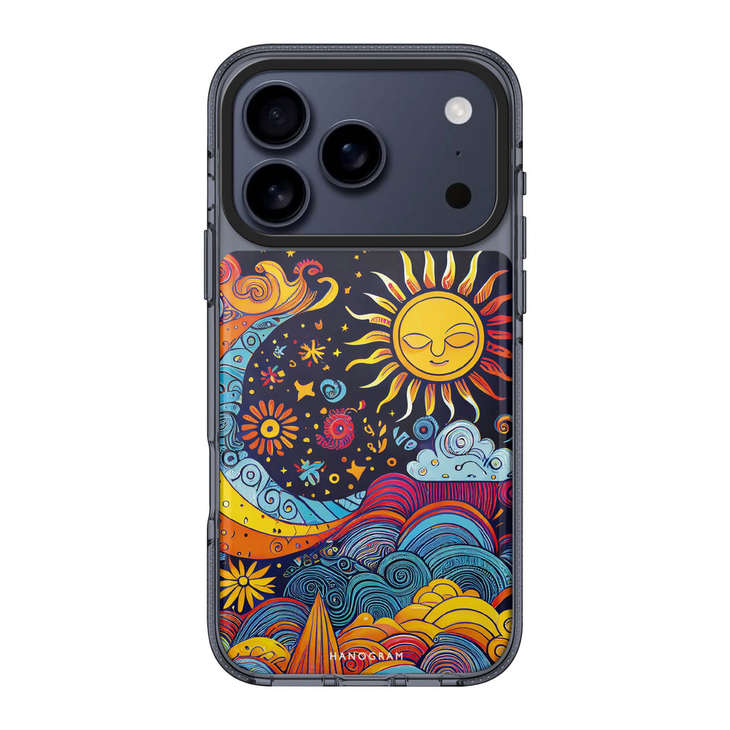 Sun Art sun abstract celestial nature iPhone 17 Pro Max ultra clear case