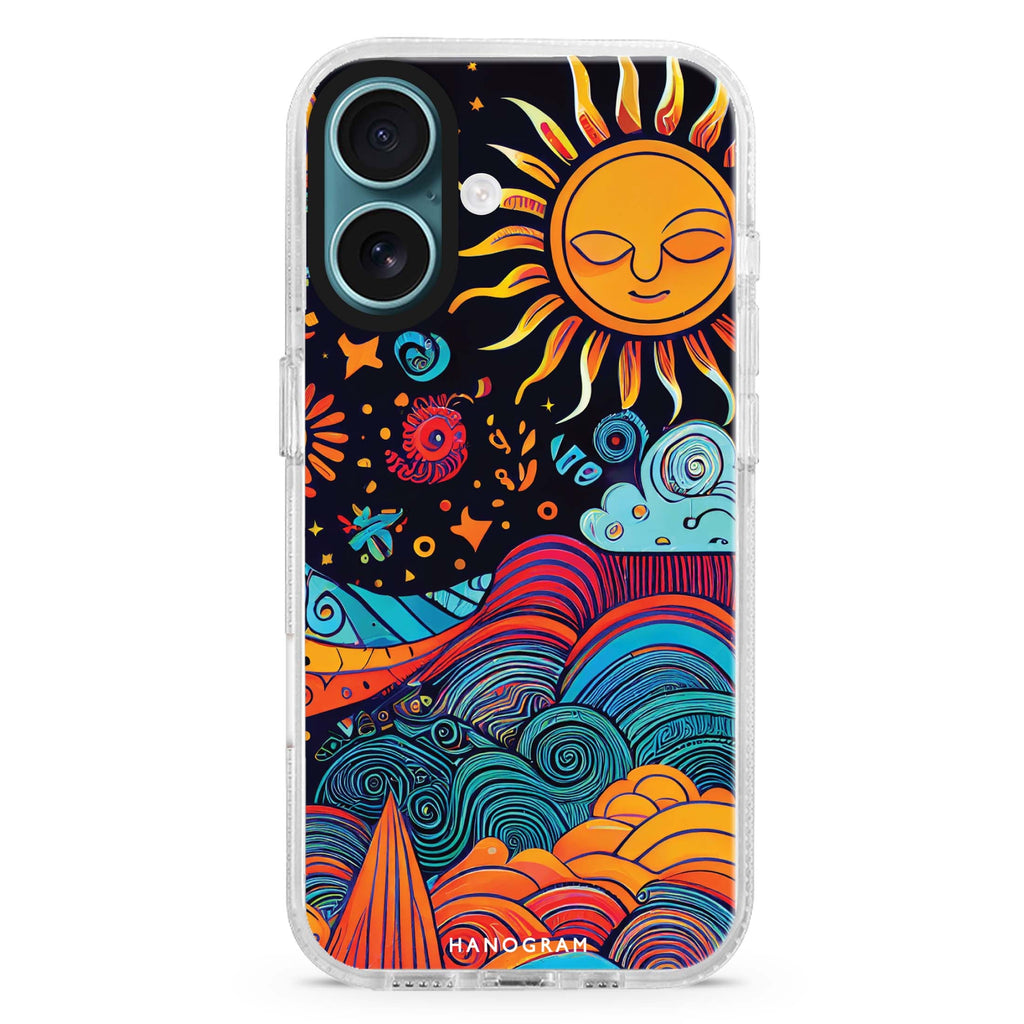 Sun Art MagSafe Compatible iPhone 16 Ultra Clear Case - Personalized and Stylish Protection