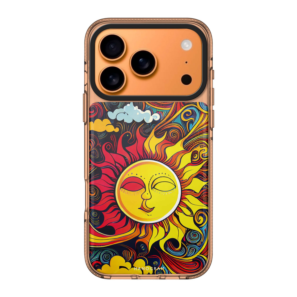 Sun imagination sun celestial nature summer iPhone 17 Pro Max ultra clear case