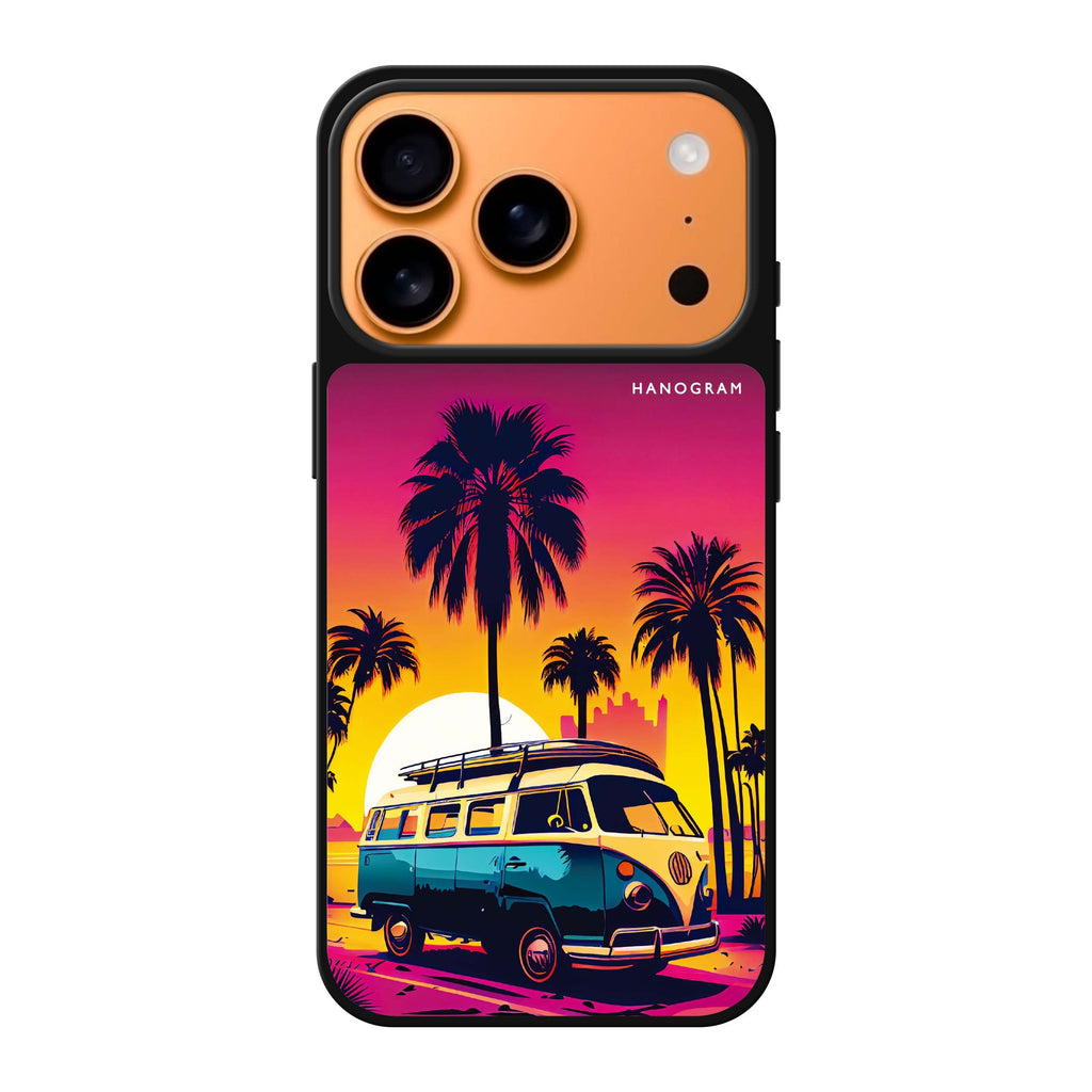 Travelling travel iPhone 17 Pro Max mirror case