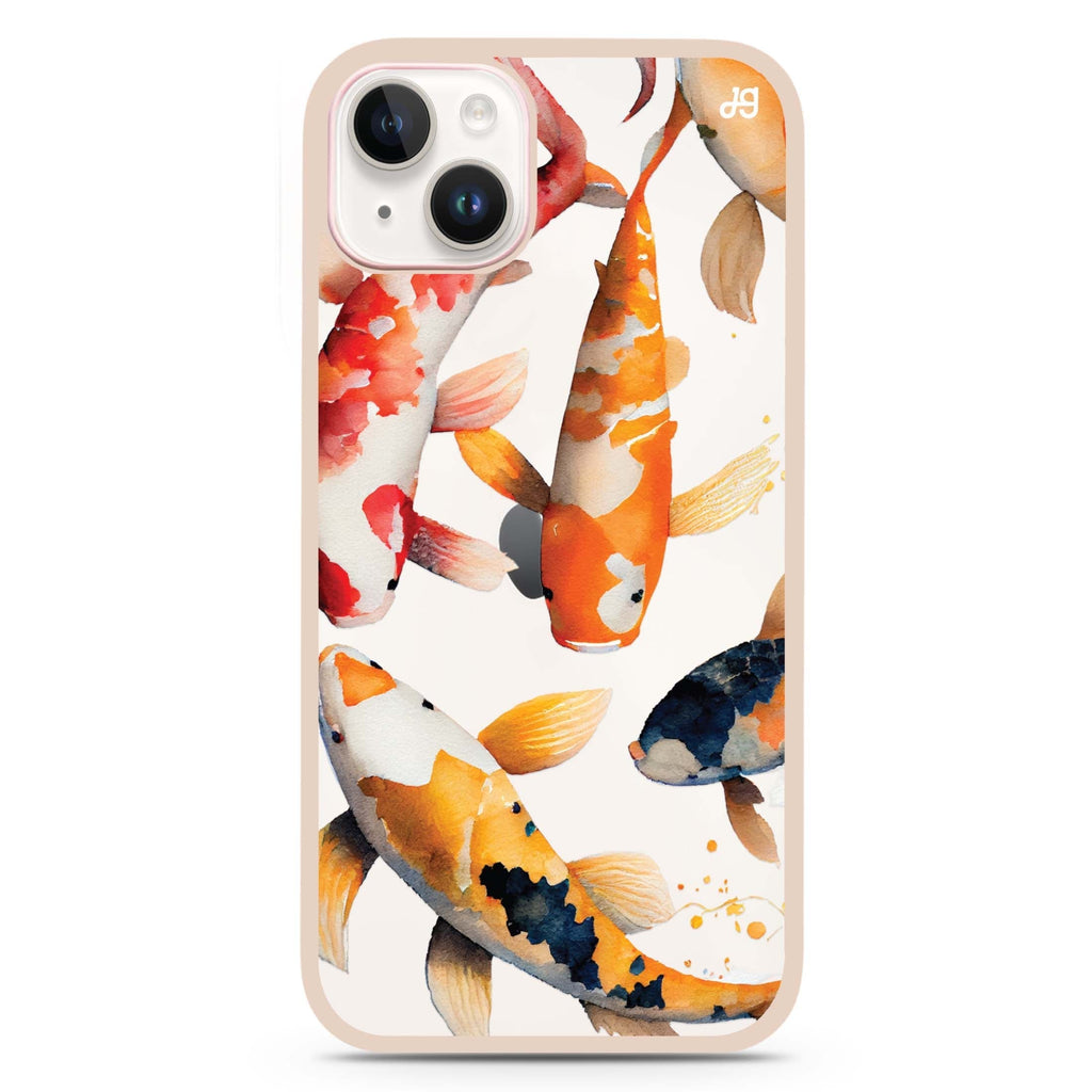 Koi fish iPhone 15 Plus Impact Guard Bumper Case