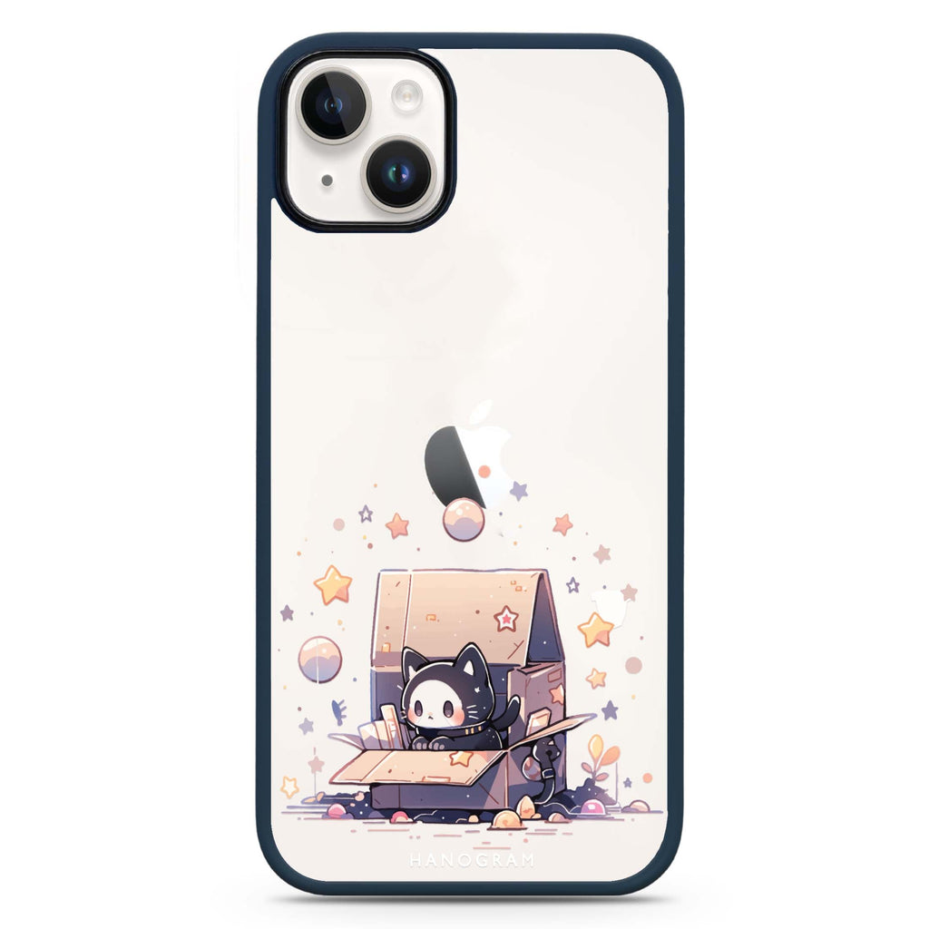 Starship Cat Pod iPhone 15 Impact Guard Bumper Case
