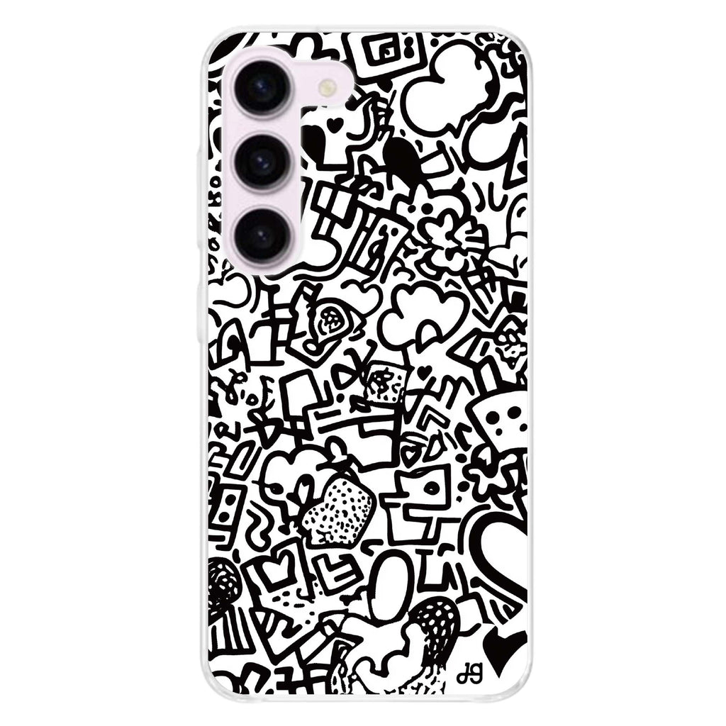 Love Lines Samsung Galaxy Ultra Clear Case