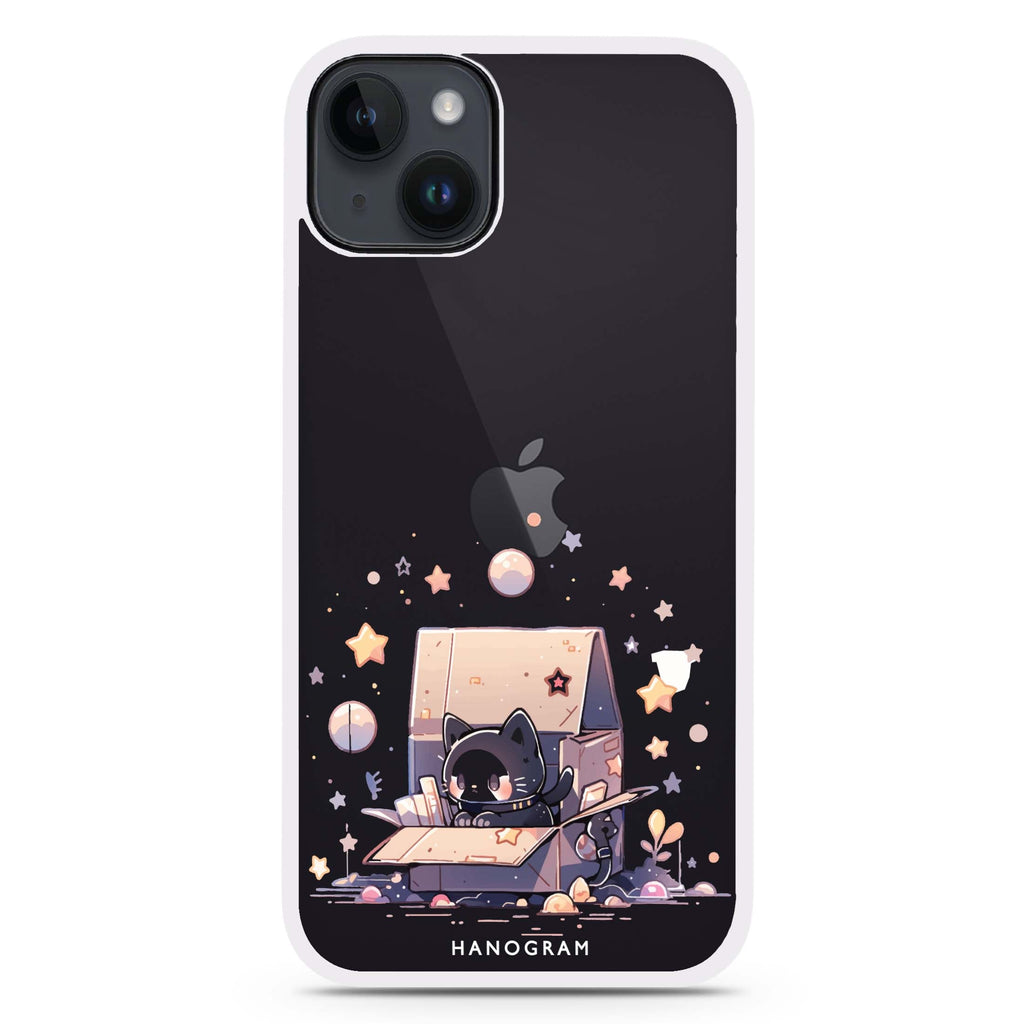 Starship Cat Pod iPhone 15 Plus Impact Guard Bumper Case