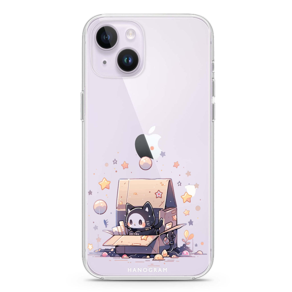 Starship Cat Pod iPhone 13 Ultra Clear Case