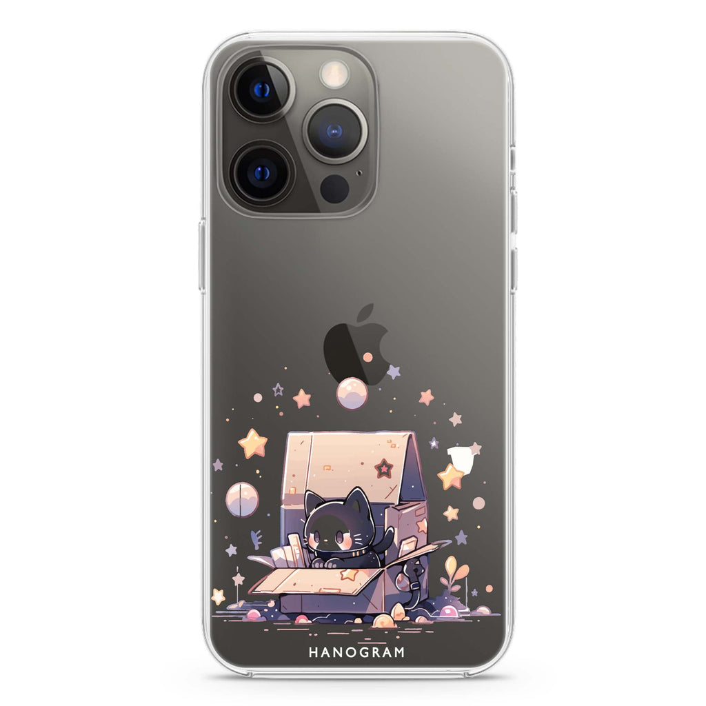 Starship Cat Pod iPhone 13 pro Max Ultra Clear Case