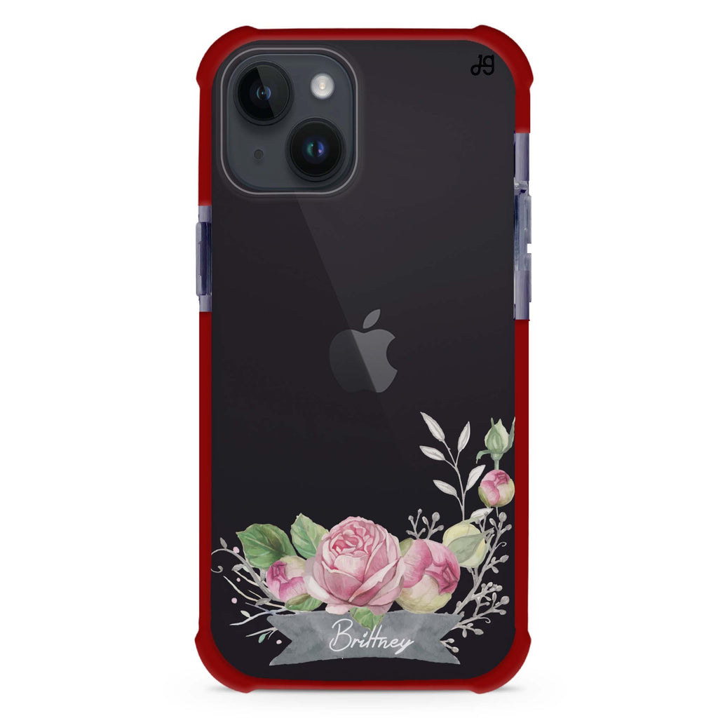 Ribbon & Floral iPhone 15 Plus Ultra Shockproof Case