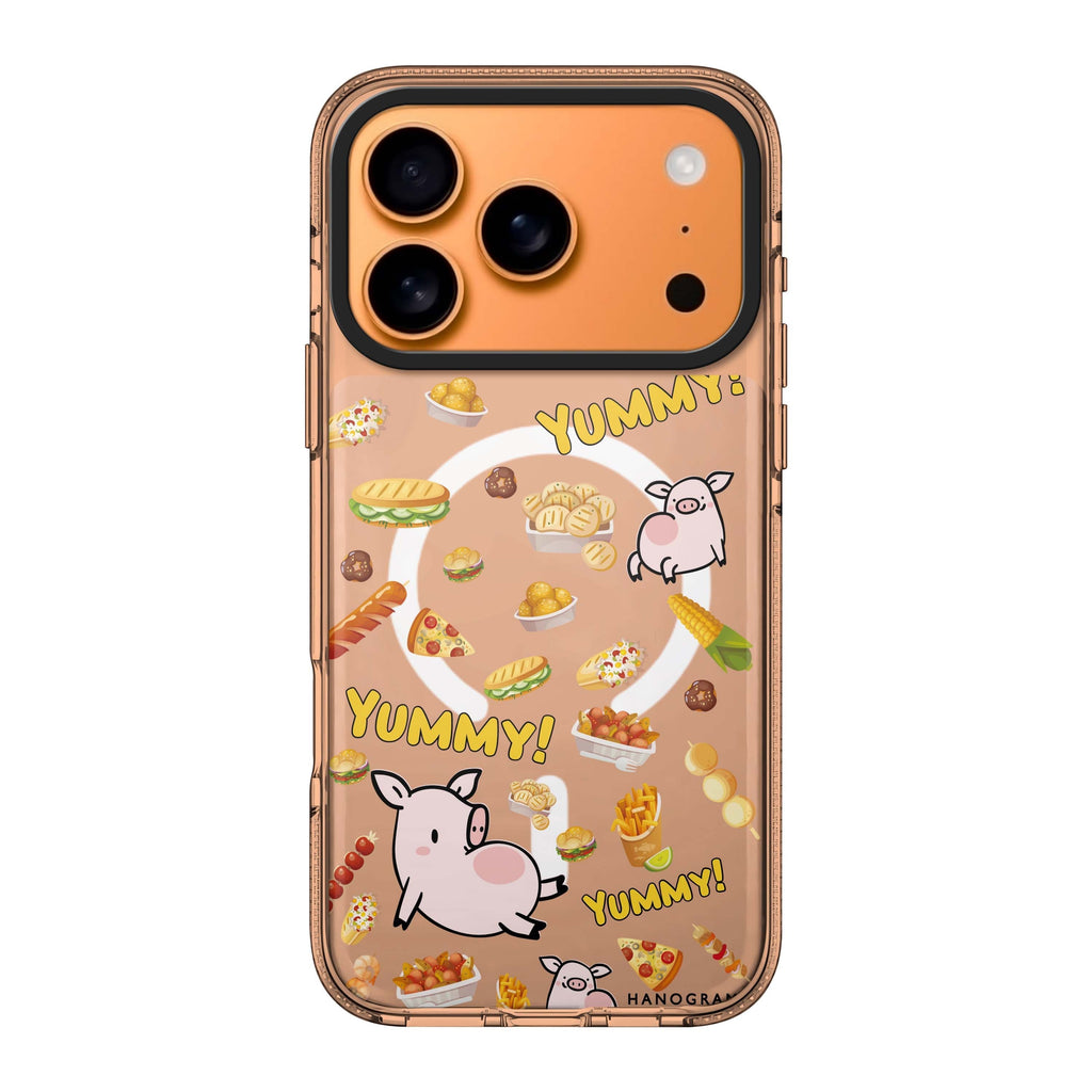 Yummy Piggy pig animal iPhone 17 Pro Max ultra clear case