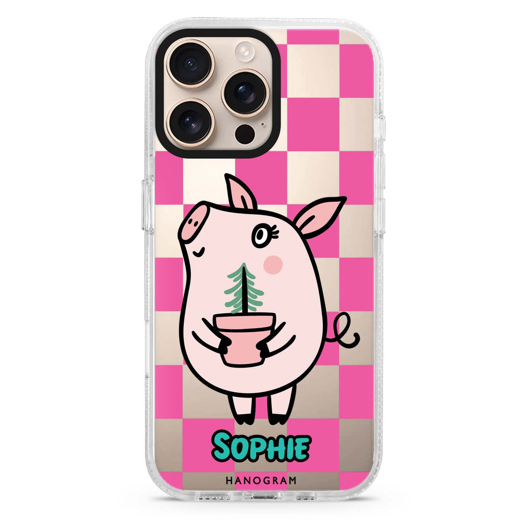 Lovely Pig iPhone 16 Pro & 16 Pro Max Case - Personalized and Stylish Protection
