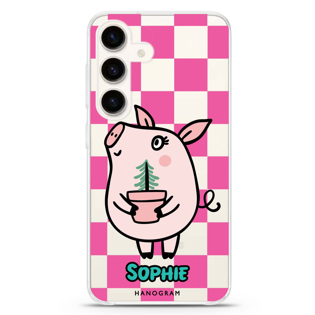 Lovely Pig Samsung Galaxy Ultra Clear Case