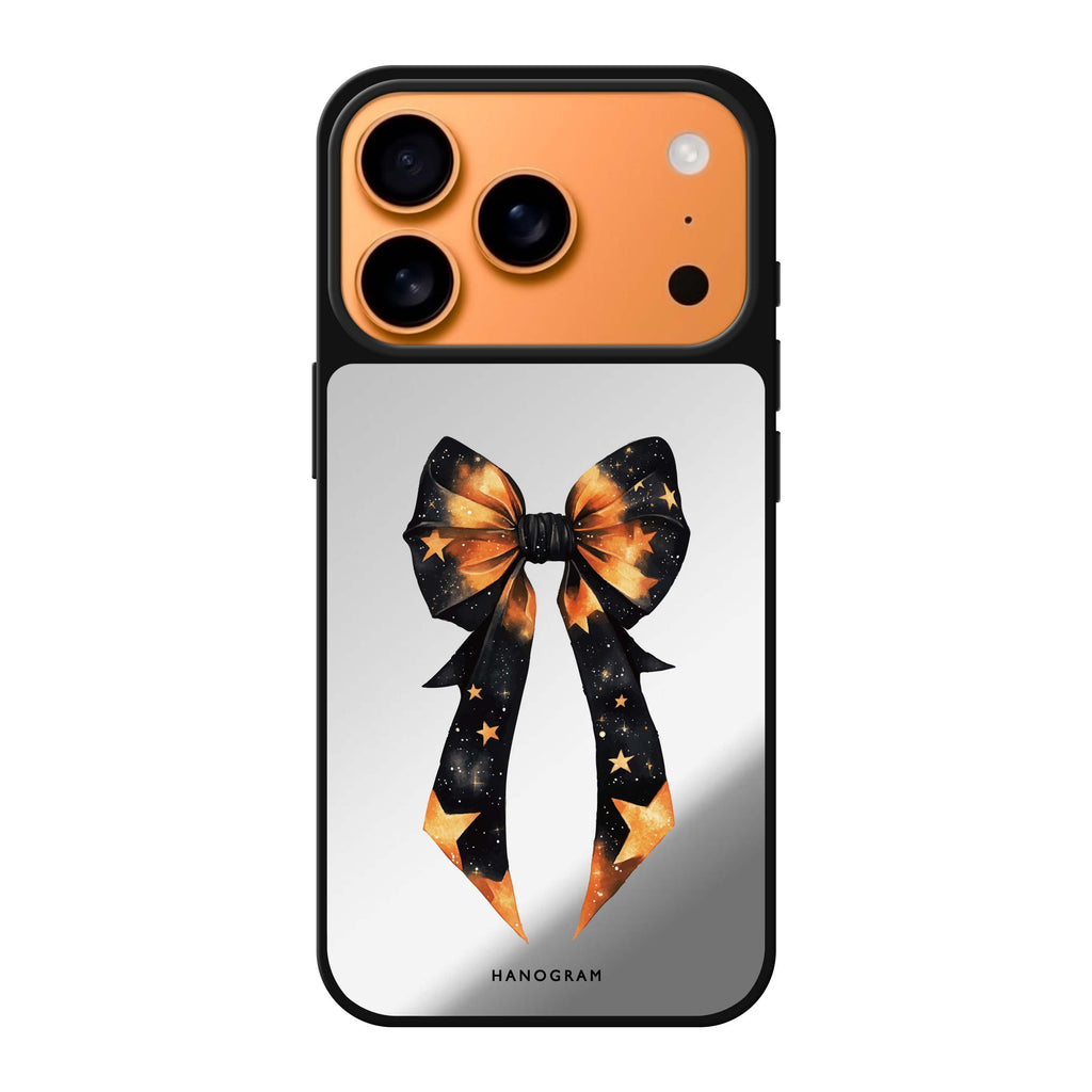 Bewitched Bows & Stars halloween bow star celestial iPhone 17 Pro Max mirror case