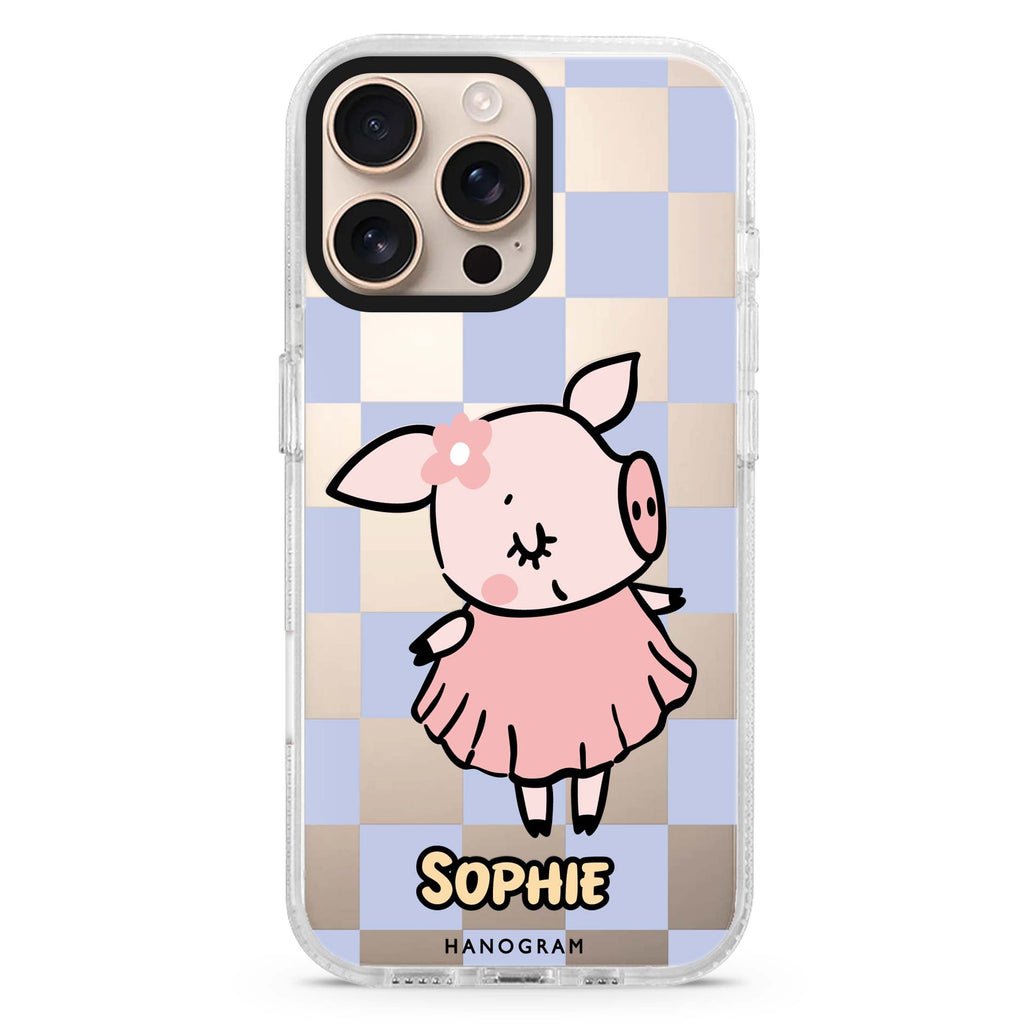 Pretty Pig iPhone 16 Pro & 16 Pro Max Case - Personalized and Stylish Protection