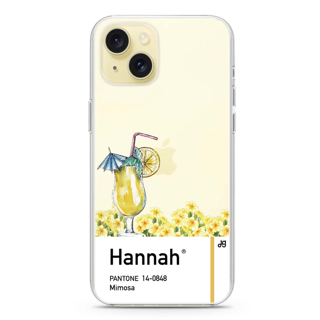 #14-0848 Mimosa I iPhone 15 plus Ultra Clear Case