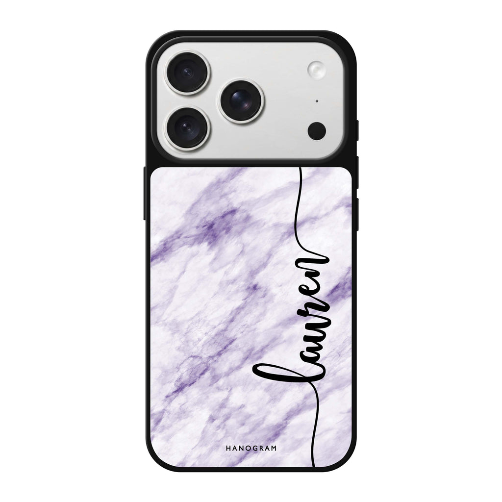 Marble Edition IV personalized name marble iPhone 18 Pro Max mirror case