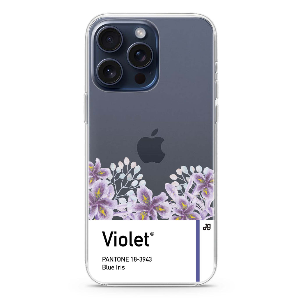 #18-3943 Blue Iris I iPhone Ultra Clear Case