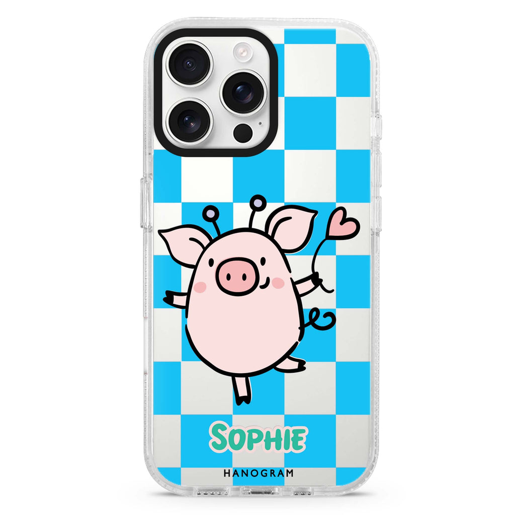 Happy Pig iPhone 16 Pro & 16 Pro Max Case - Personalized and Stylish Protection