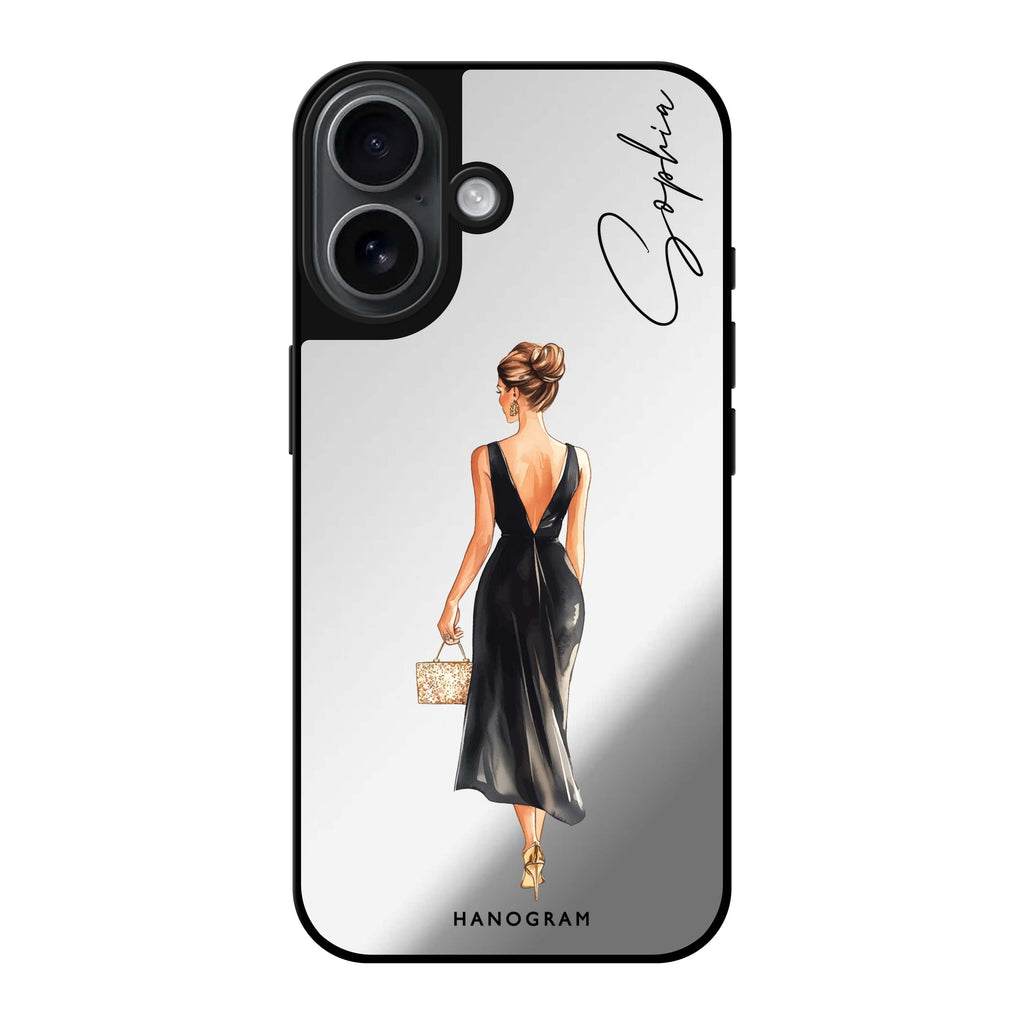 Reflective iPhone 16 Mirror Case –Midnight Glow iPhone Design