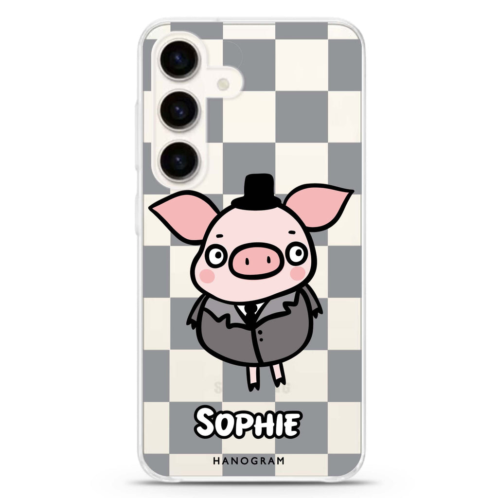 Handsome Pig Samsung Galaxy Ultra Clear Case
