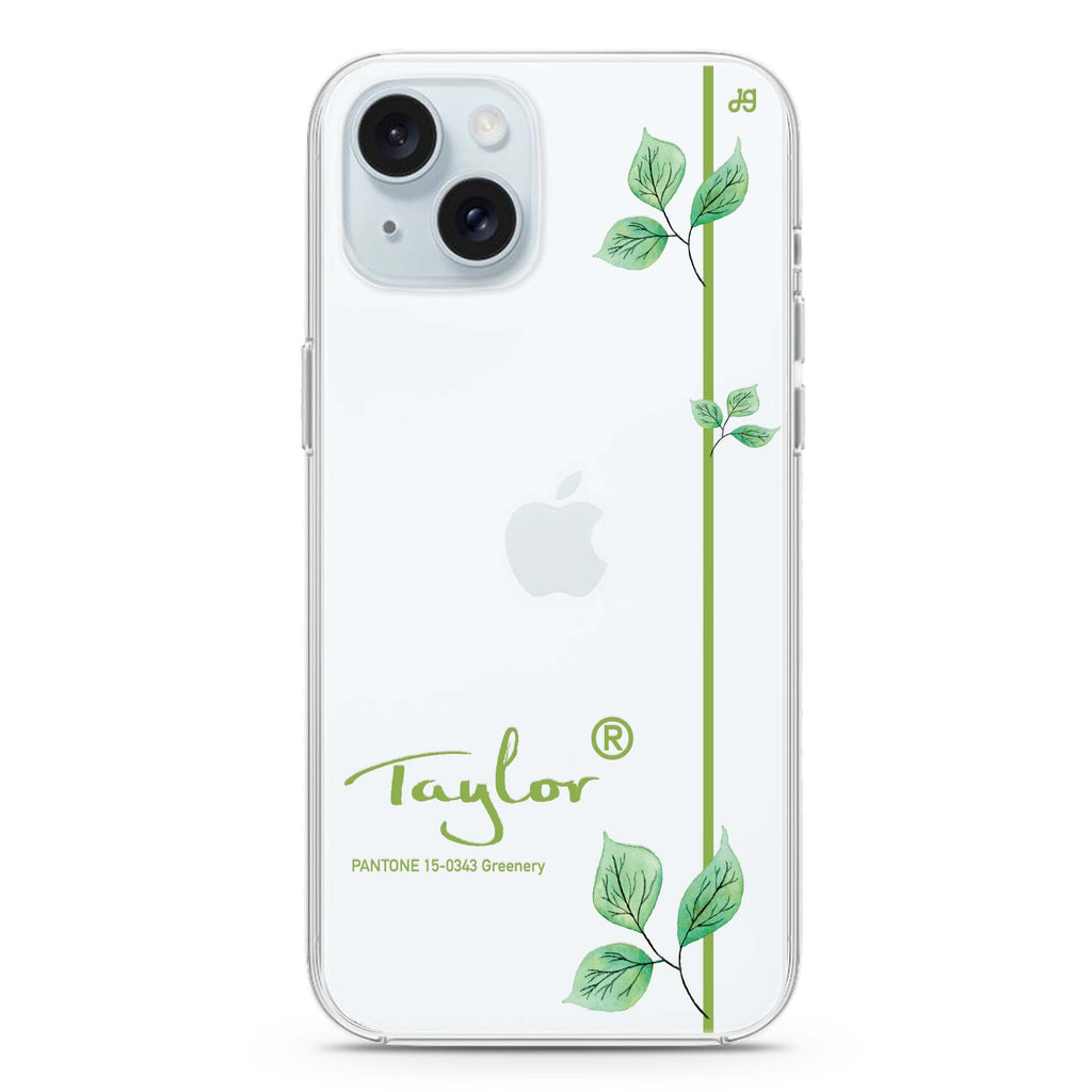 #15-0343 Greenery II iPhone 15 plus Ultra Clear Case