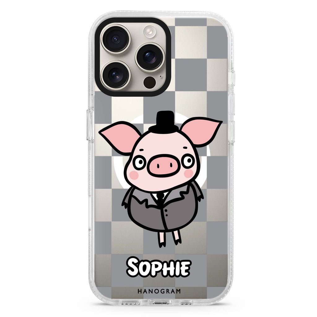 Artistic Face II MagSafe Compatible iPhone 16 Pro Ultra Clear Case - Personalized and Stylish Protection