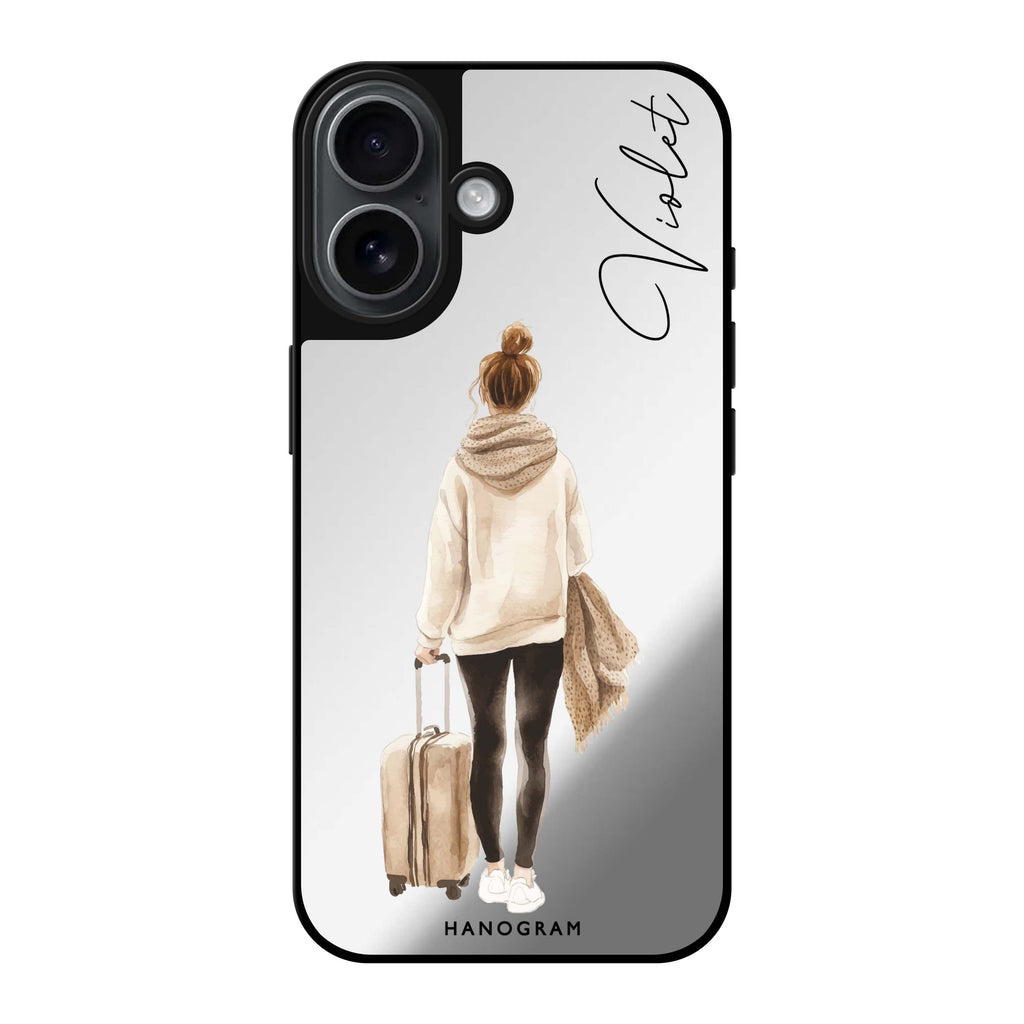 Reflective iPhone 16 Mirror Case –Weekend Stroll iPhone Design