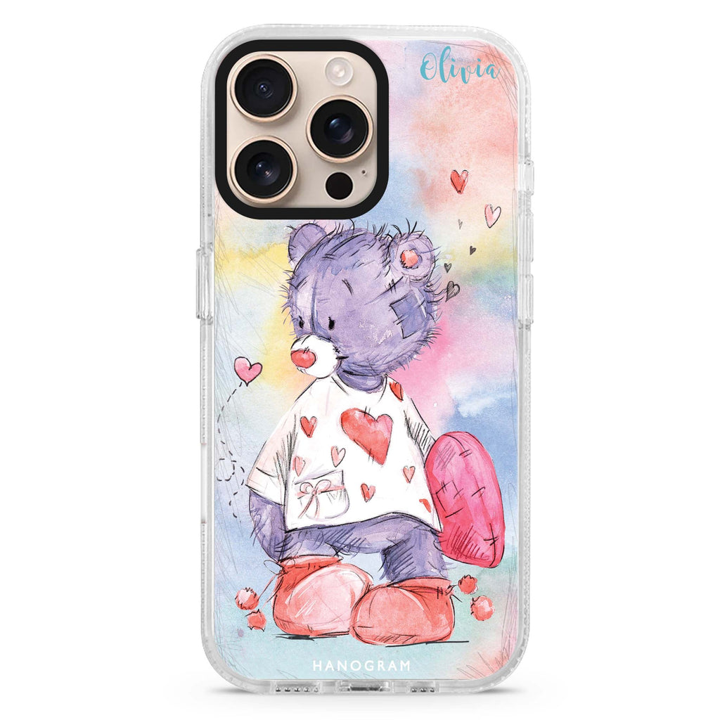 Sweet Bear iPhone 16 Pro & 16 Pro Max Case - Personalized and Stylish Protection