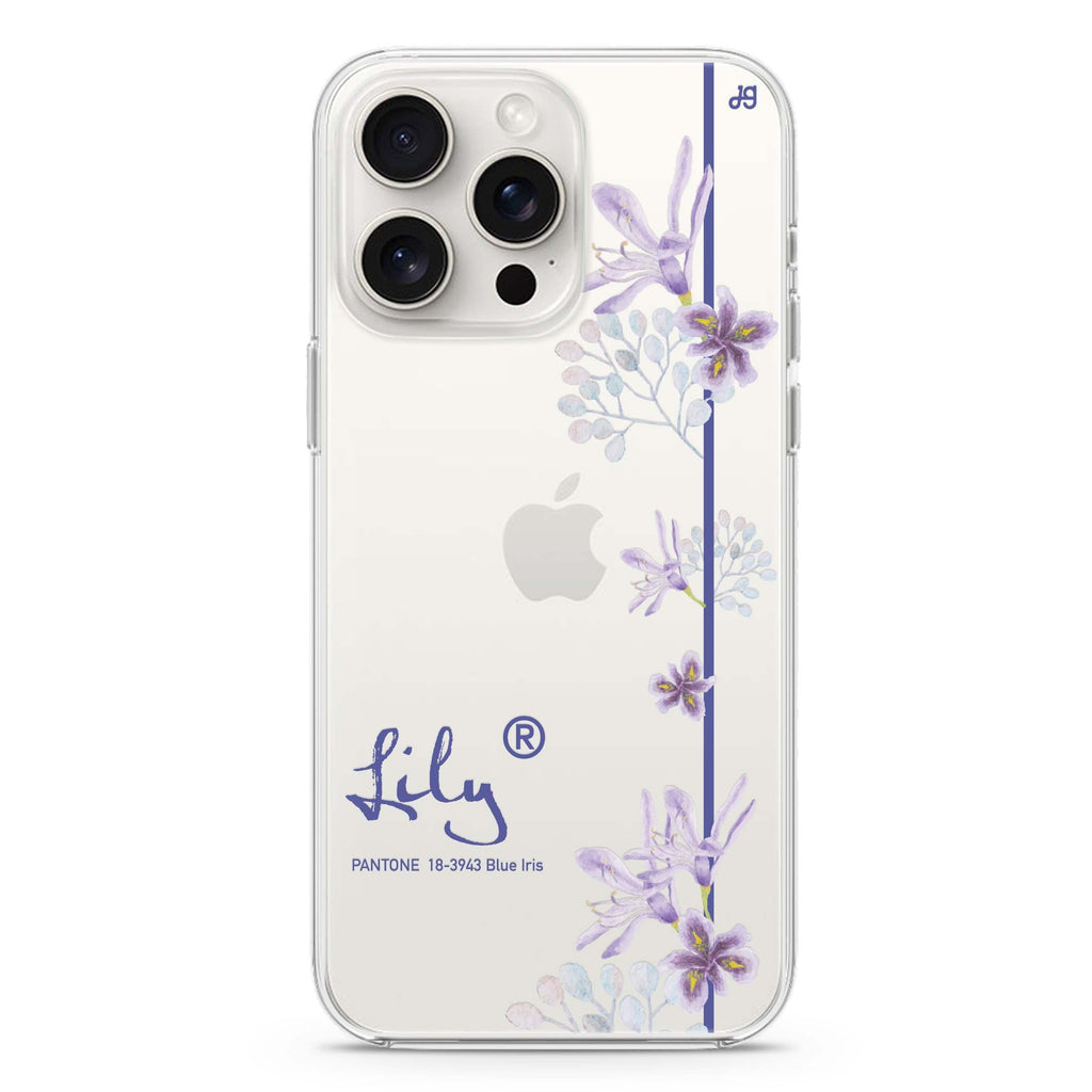 #18-3943 Blue Iris II iPhone Ultra Clear Case