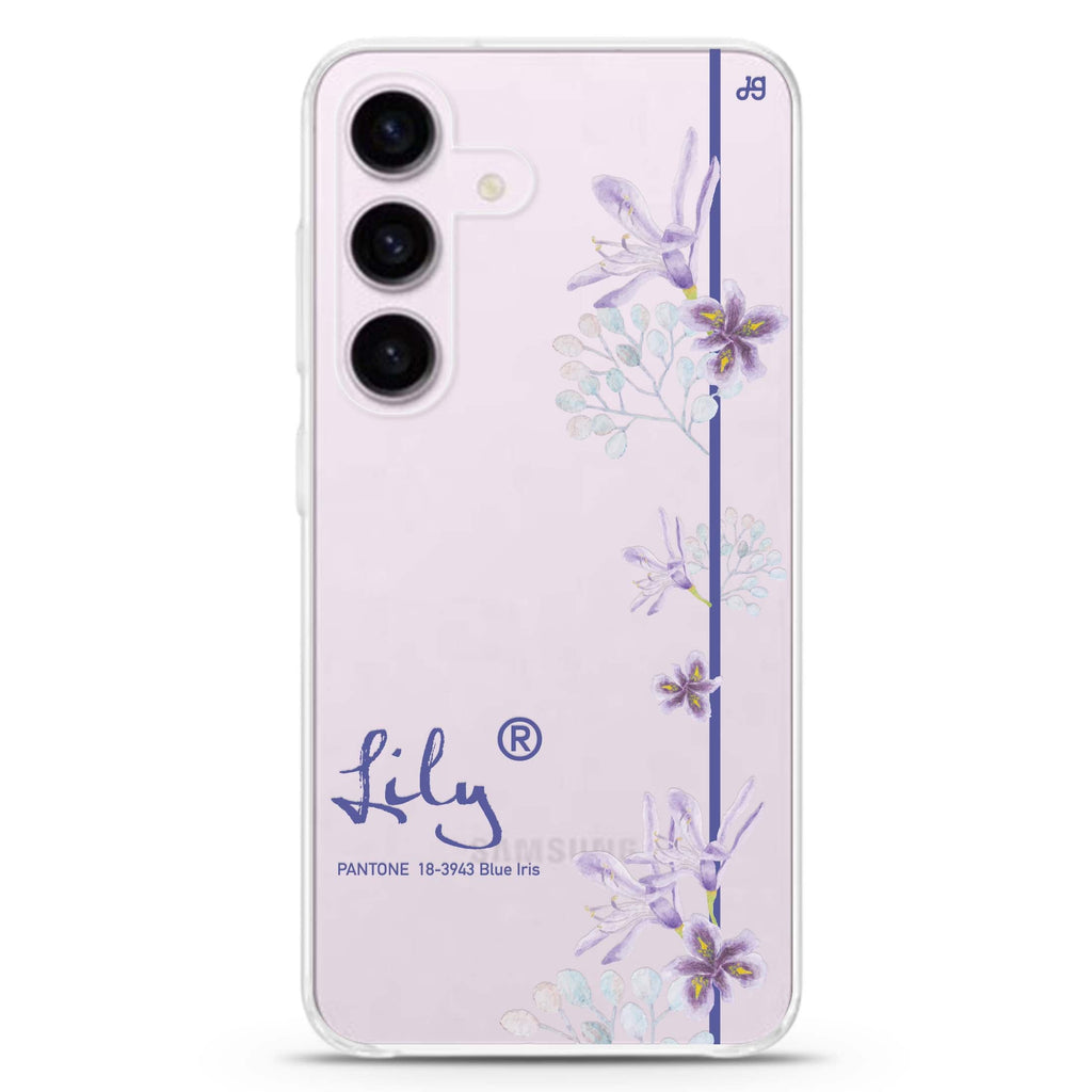 #18-3943 Blue Iris II Galaxy A54 Ultra Clear Case