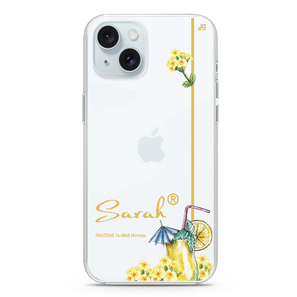 #14-0848 Mimosa II iPhone 15 plus Ultra Clear Case