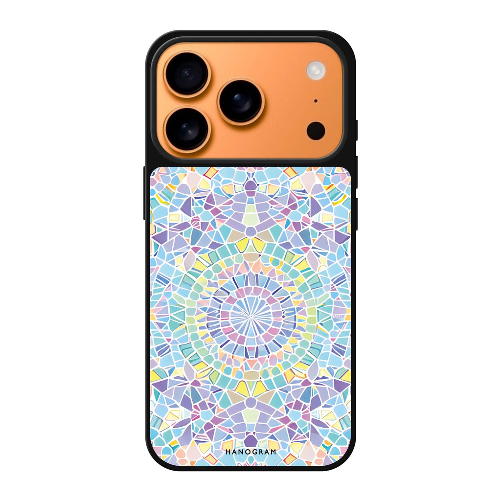 Mosaic artwork abstract iPhone 17 Pro Max mirror case