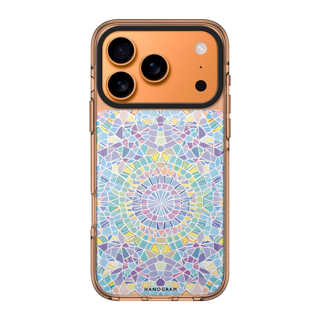 Mosaic artwork abstract iPhone 17 Pro Max ultra clear case