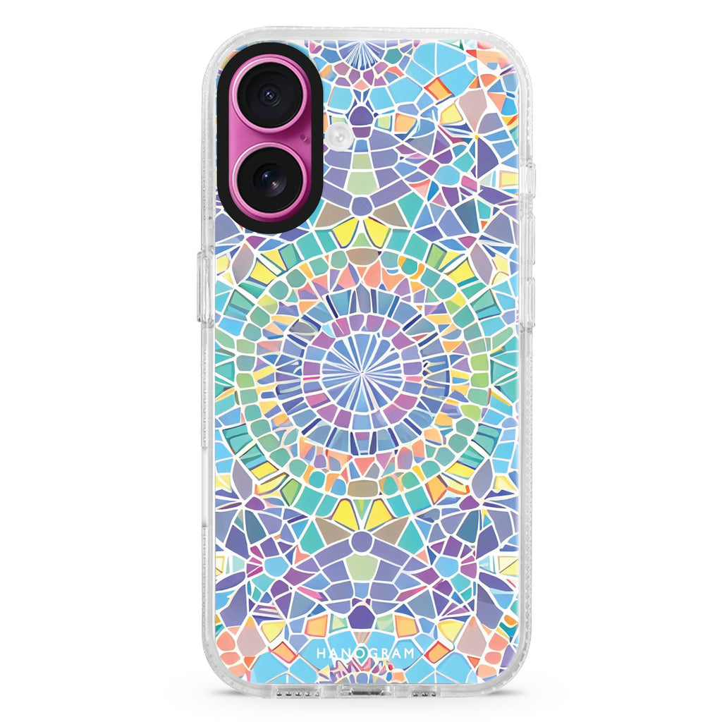 Mosaic artwork MagSafe Compatible iPhone 16 Ultra Clear Case - Personalized and Stylish Protection