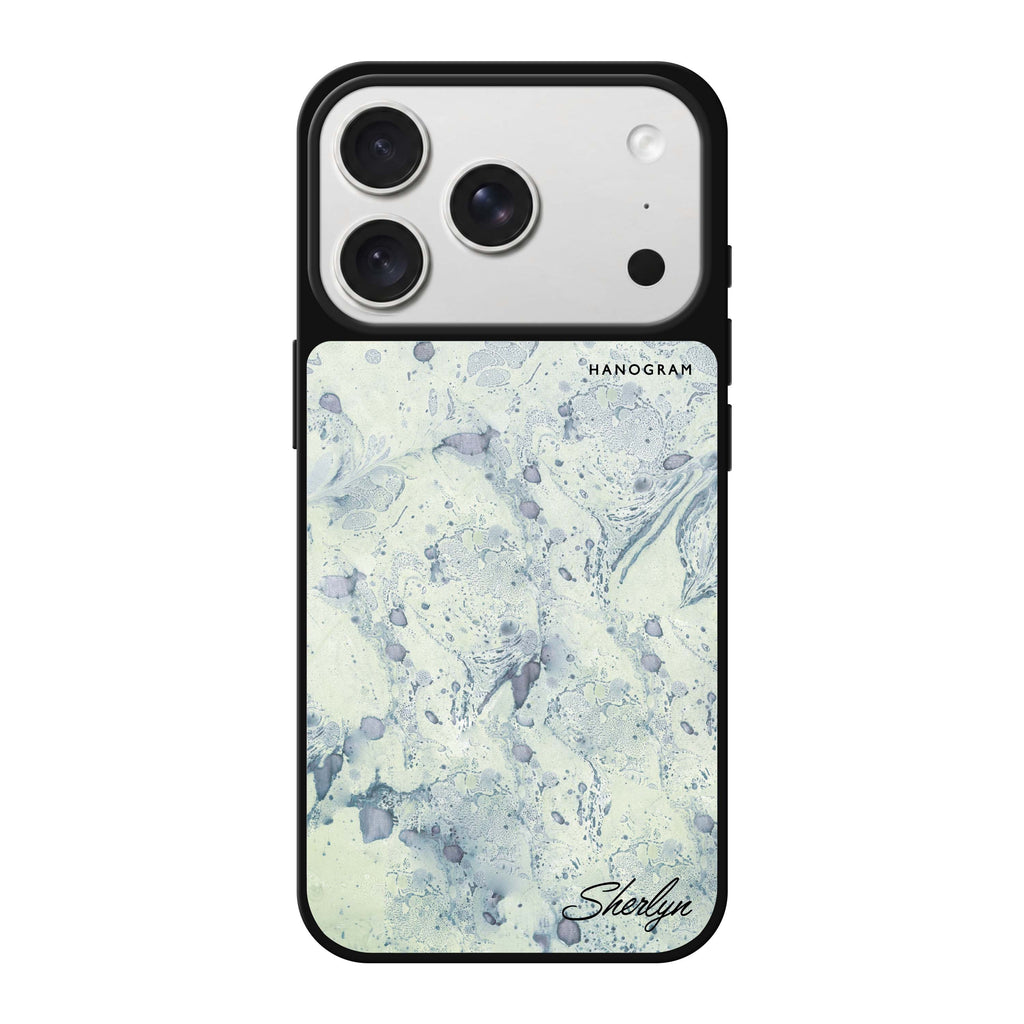 Vintage Marble personalized name marble iPhone 18 Pro Max mirror case