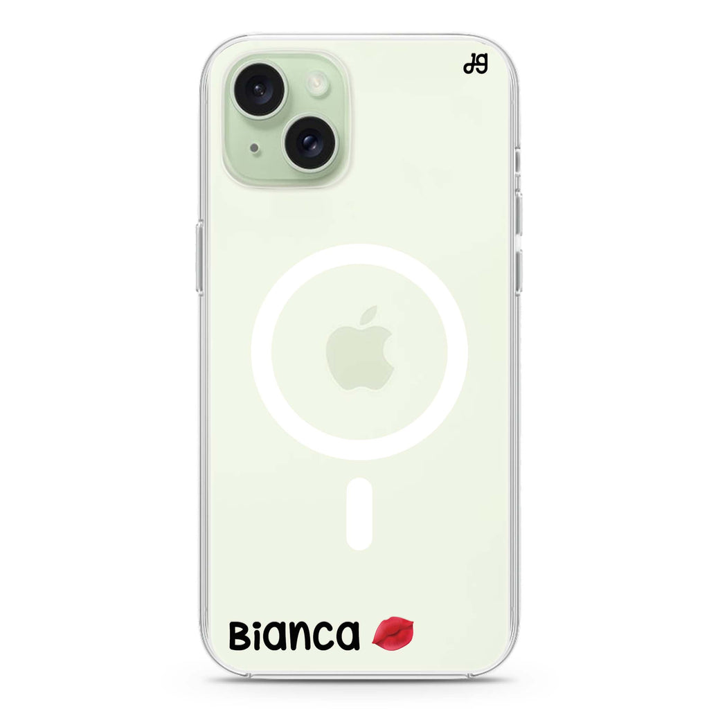 A Kiss iPhone 15 Plus MagSafe Compatible Ultra Clear Case