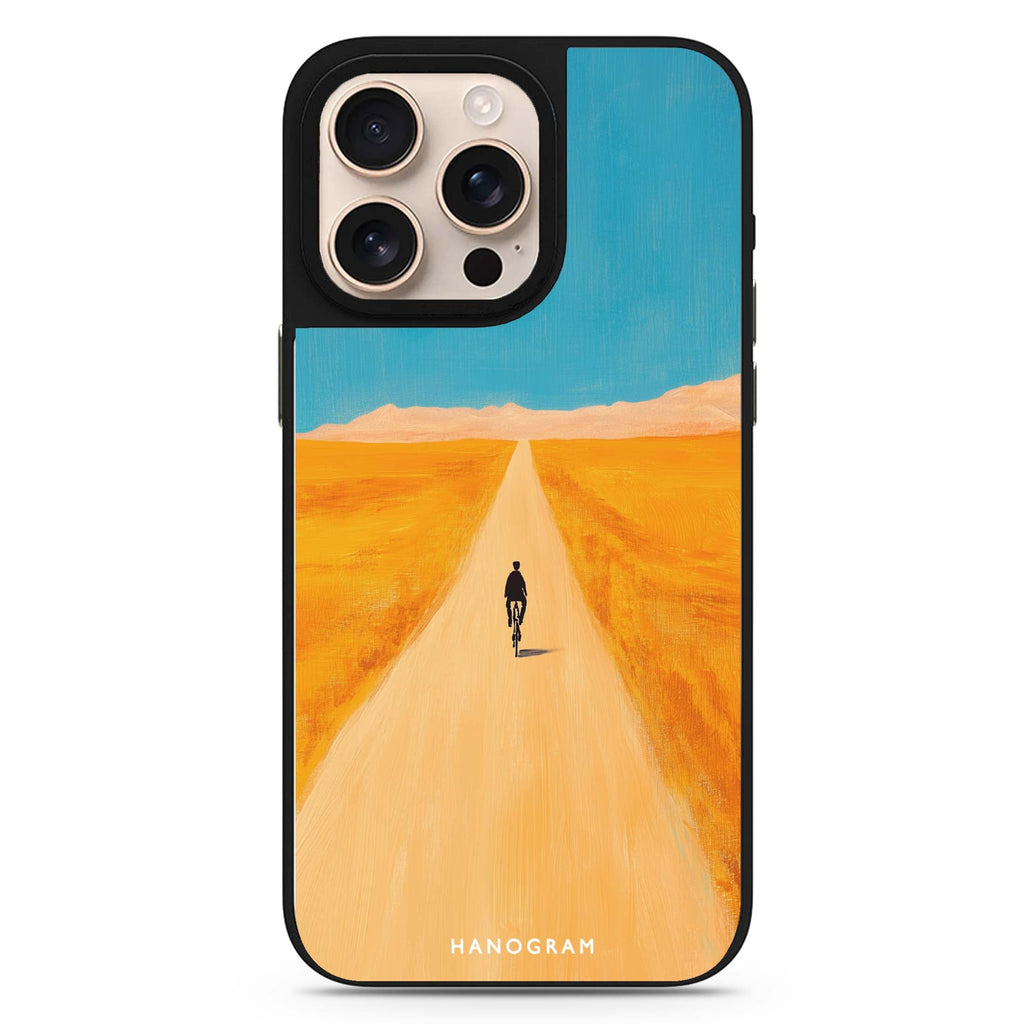 Pedal Alone MagSafe compatible mirror case for iPhone 16/15/14 Pro Max and Pro, main view