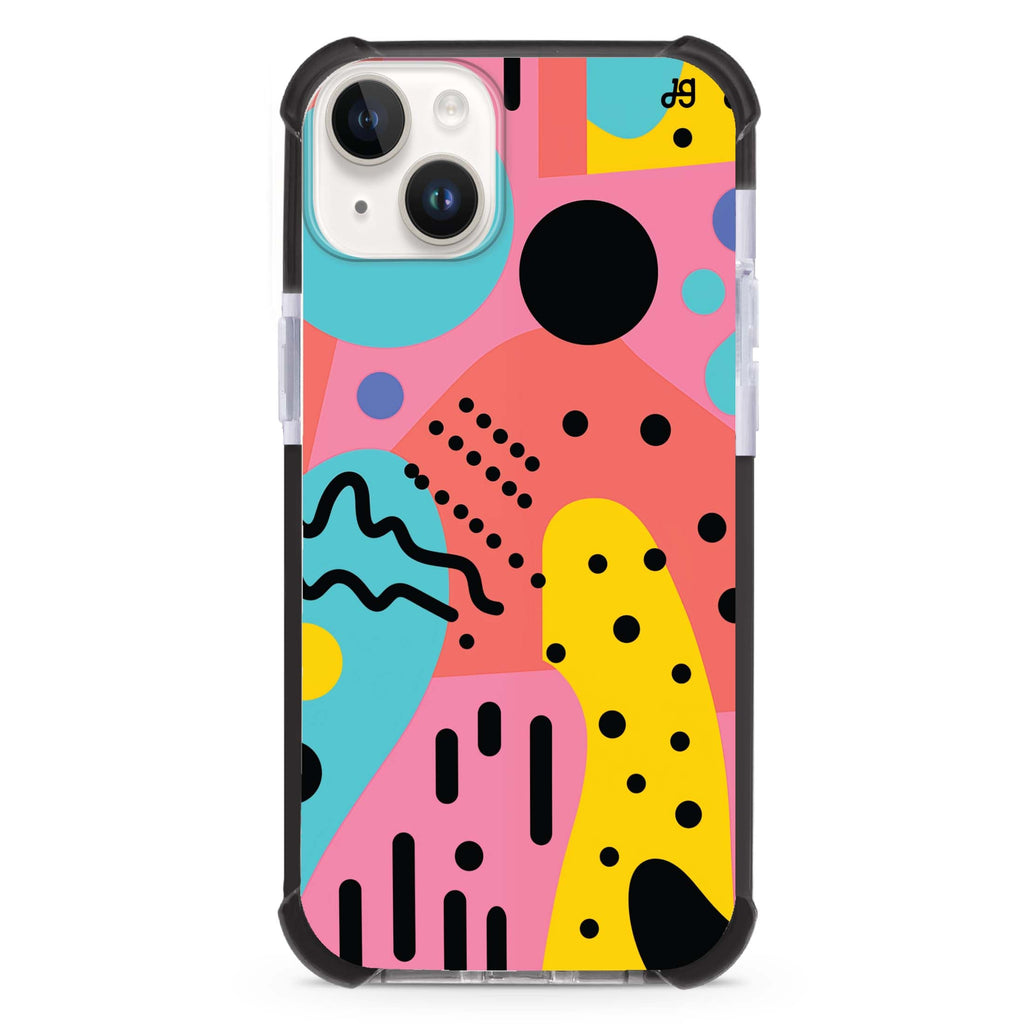 Retro Rhythm iPhone 15 Plus MagSafe Compatible Ultra Shockproof Case