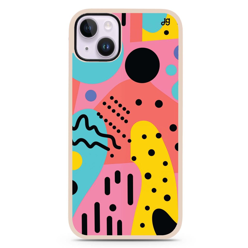 Retro Rhythm iPhone 15 Plus Impact Guard Bumper Case
