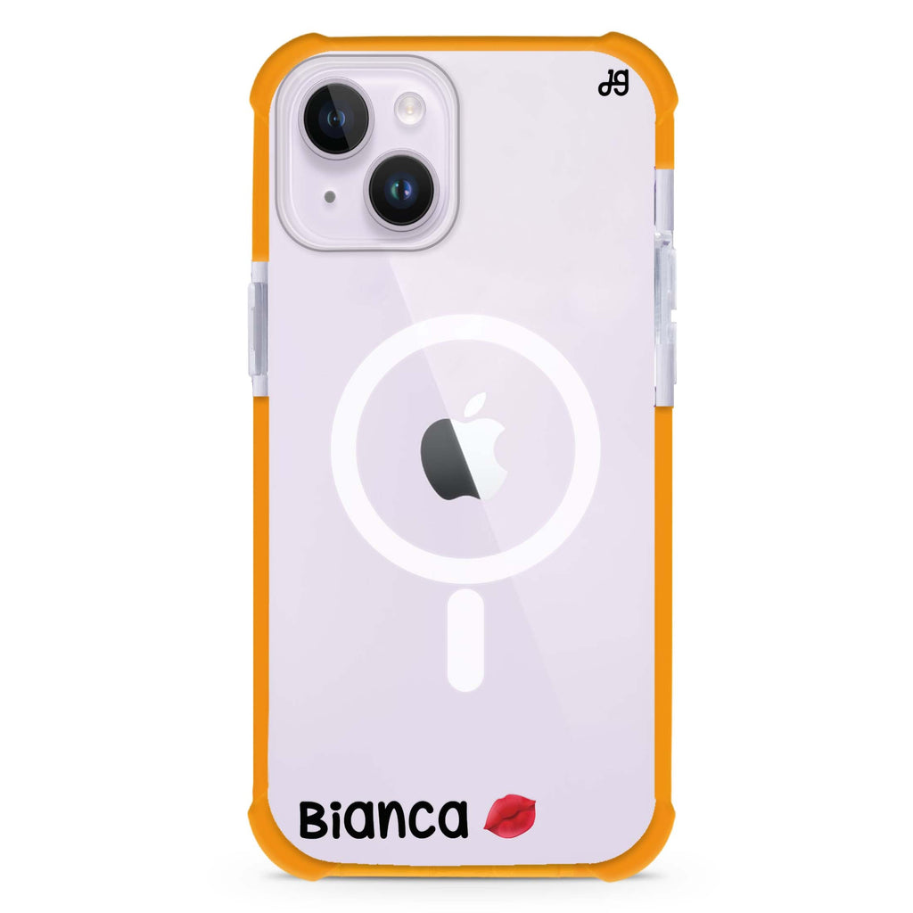 A Kiss iPhone 15 Plus MagSafe Compatible Ultra Shockproof Case
